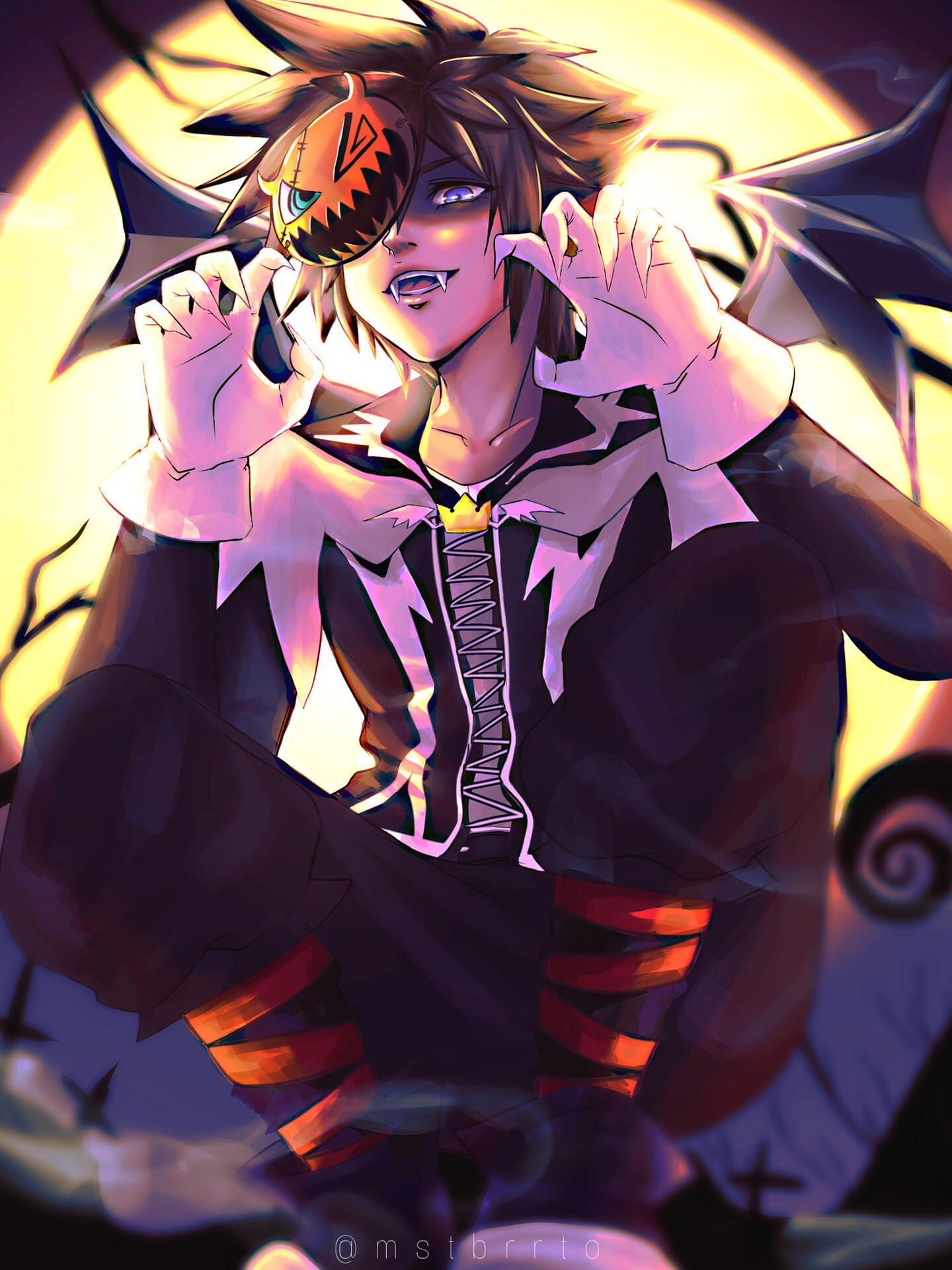 Halloween Town Sora fanart
