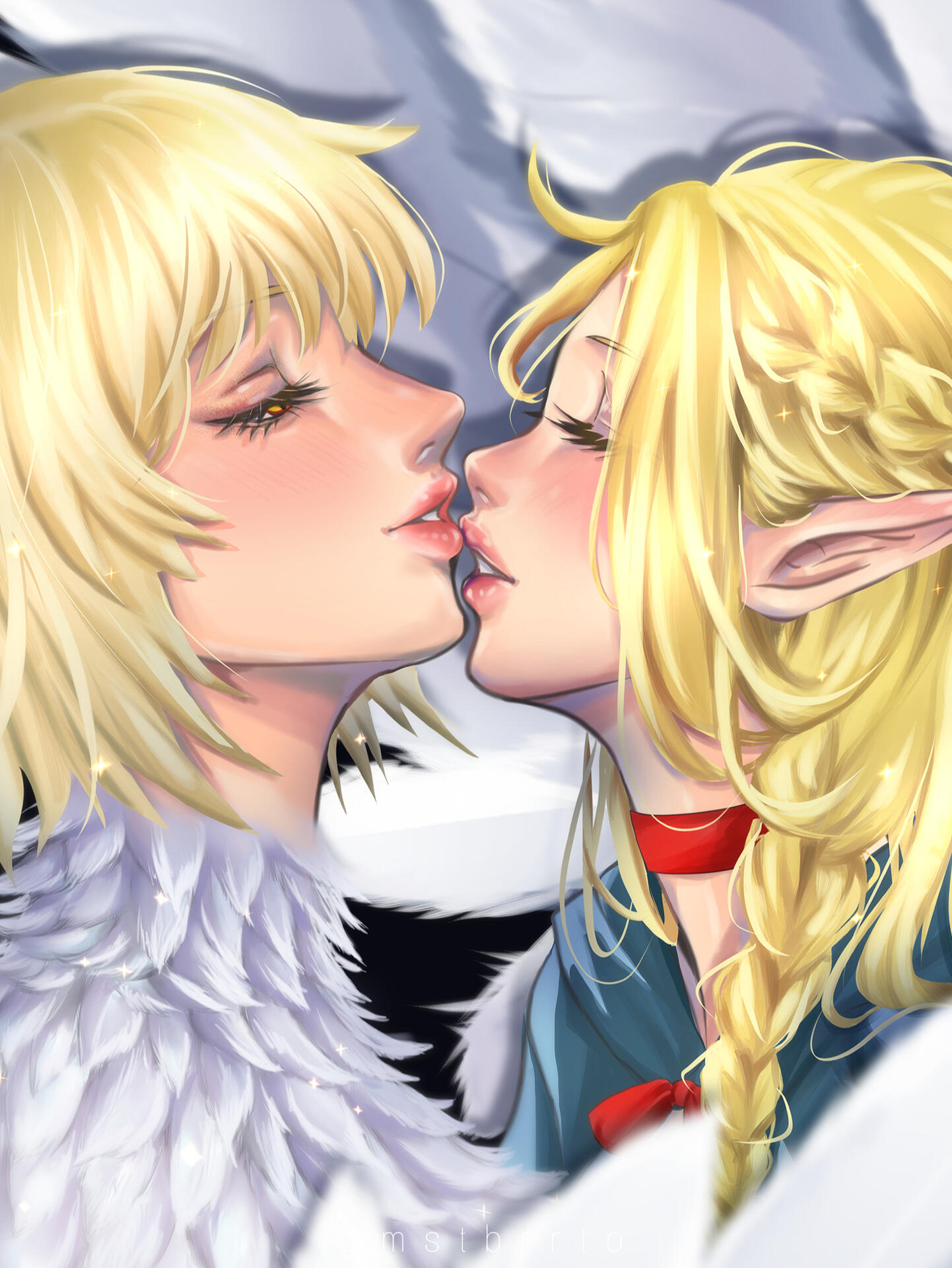 Delicious in Dungeon Falin X Marcille fanart